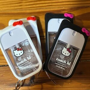 4-Hello Kitty hand sanitizer key chain